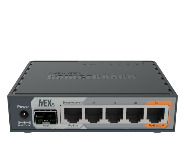 MikroTik hEX S RB760IGS (1xWAN 1xSFP 4xLAN) - 1092673 - zdjęcie